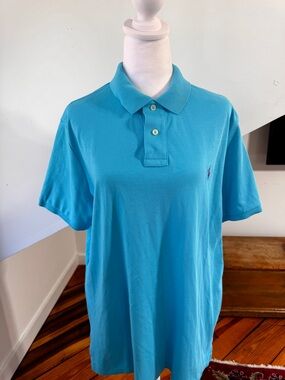 Polo by Ralph Lauren Men’s Polo Shirt in Turquoise